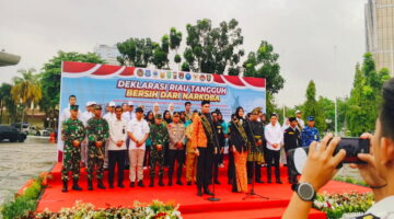 Semangat Kolaborasi: Polda Riau dan Pemprov Gelar Apel Satgas Anti Narkoba, IBU-IBU Panipahan Diangkat Jadi Duta