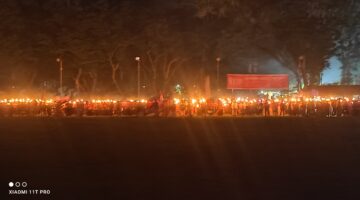 PT Inalum Gelar Pawai Obor HUT RI Ke-81, Diikuti 1.500 Peserta
